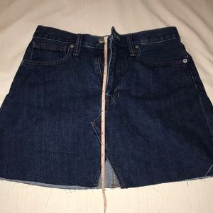 Barely Worn Jean skirt Madewell size 27